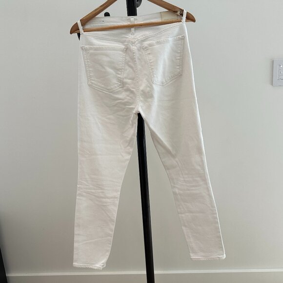 CITIZEN of HUMANITY High Rise Slim Ankle White Jeans - Size 26 - Picture 7 of 14